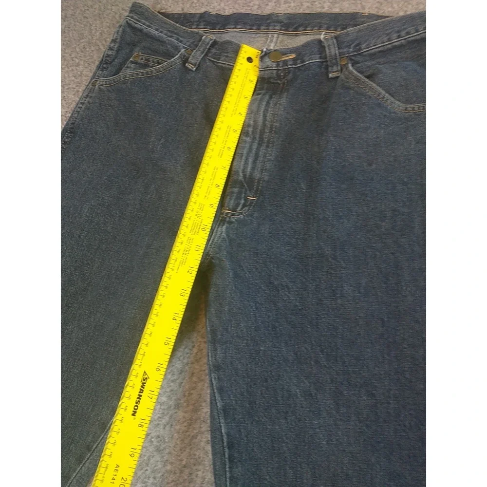 Wrangler 9651WQS Five Star Premium Denim Jean Mens 36x34 Medium Wash Regular Fit